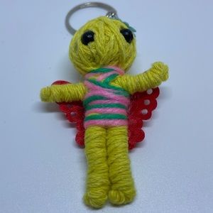 Voodoo doll keychain